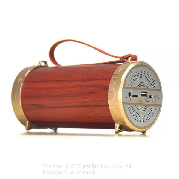 XM1 Retro Wooden Cylinder Bluetooth Speaker Portable Portable Portable Portable Travel Audio Multifunction High Volume f