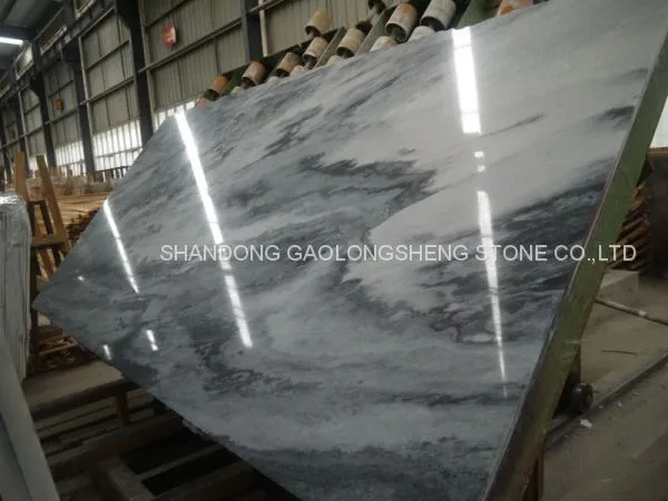 Grey Wooden Marble, White Grey Cloudy Marble, White Grey Landscaping Marble, Grey Waves Marble photo-3