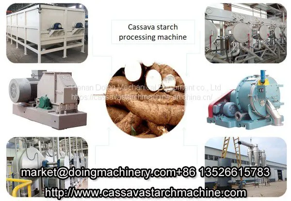 Industrial tapioca starch processing machine for cassava processing
