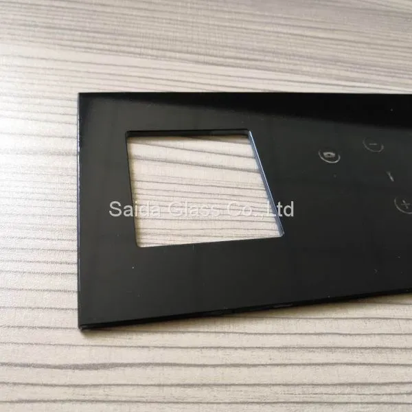 China Supplier Heat Tempered Glass 3mm 4mm Polished Edges for Smart Home Automation Touch Panels photo-3