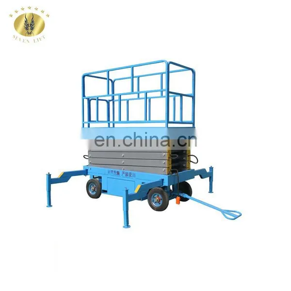 7LSJY Shandong SevenLift Outdoor Electric Towable Hydraulic Rising Single Person Underwater Spring Loaded Scissor Lift China photo-2