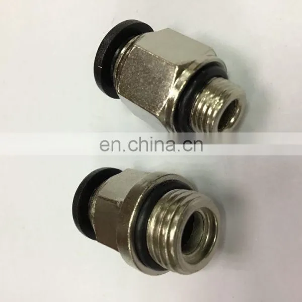 Copper Threaded Straight Joints, Tracheal Push-in Fittings, Pneumatic Components photo-5
