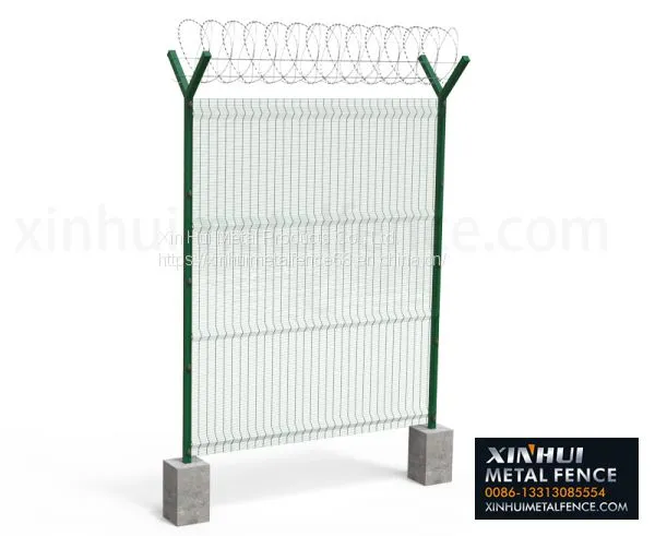 358 High Security Fence With Y Post