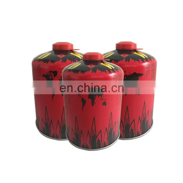 China Screw Valve Butane Gas Cartridge 450g and Tin Aerosol Can 450g photo-4