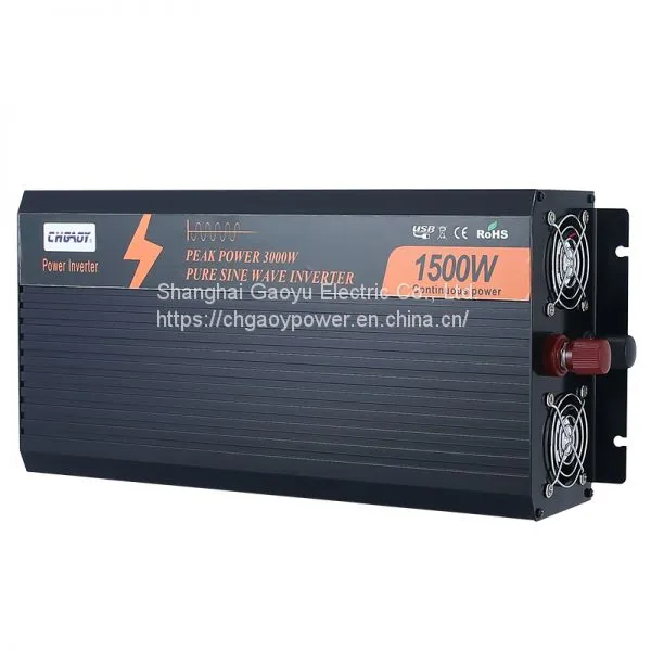 1500W 3000W Pure Sinus Voltage Converter 12V 230V Remote Control photo-5