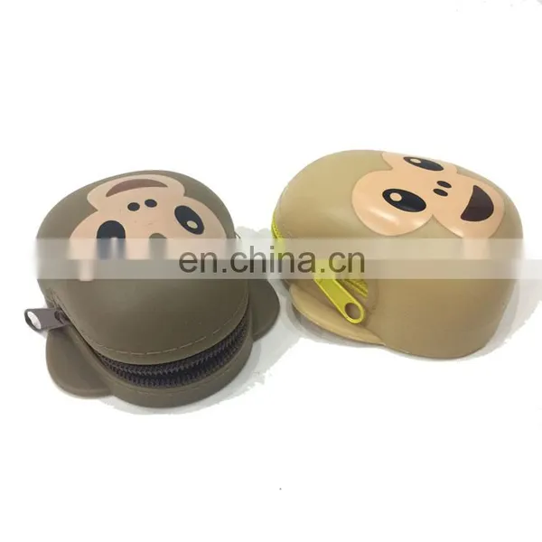 Rubber Dropping Fish Girl's Change Money Purse Fashion Clutch Zipper Small Coin Pouch Silicone Key Holder Wallet photo-7