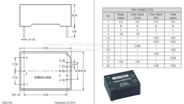 10W 2.5KV Isolation Wide Input AC/DC Converters photo-2