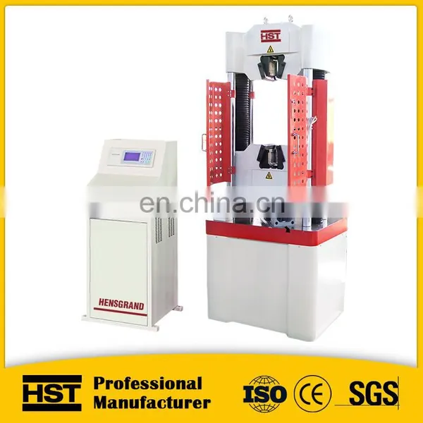 LCD Digital Display Hydraulic Tape Chain Wire Rope Welding Universal Testing Machine 300KN photo-2