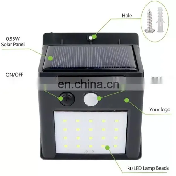 60 Led IP65 Waterproof Wireless Security Outdoor Solar Street Light Motion Sensor Solar Wall Light Solar Garden Light photo-7