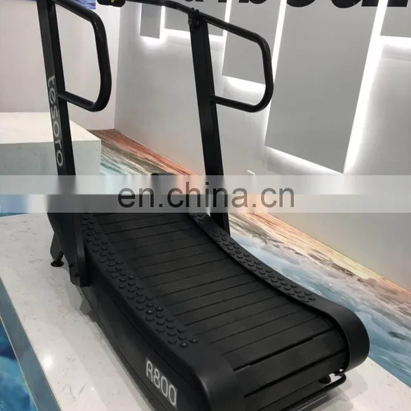 Equine Treadmill,self-powered Non-motorized Curved Manual Treadmill,slim Running Machine Stair Treadmill photo-3