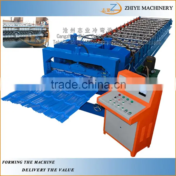 Trapezoidal Wall & Roof Sheets Cold Forming Machine/Metal Tiles Cold Stamping Machine photo-5