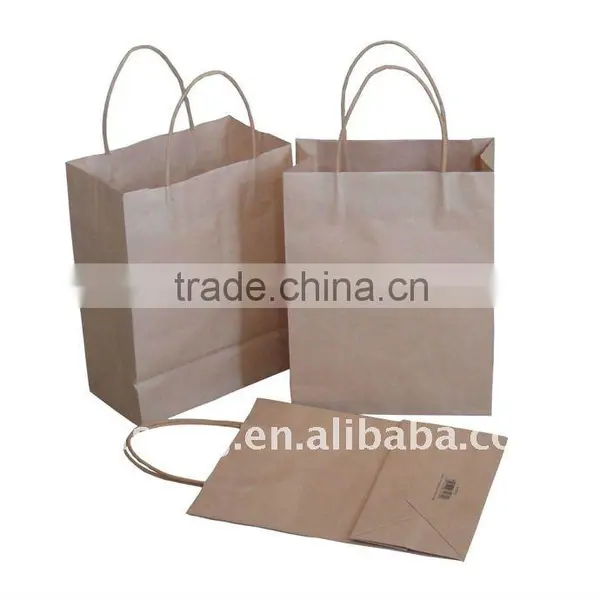 Fancy Design Kraft Paper Bag for Shopping Quality Choice photo-2