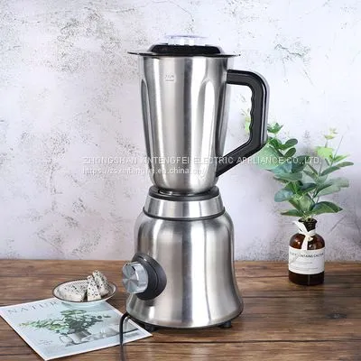 High Quality Tempered Glass/Stainless steel  Cup 1.5L Blenders