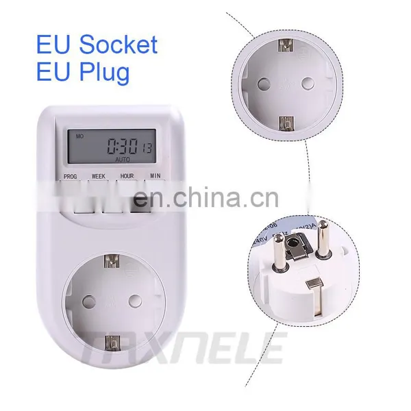Digital Programmable Timer Switch 220V 230V 50HZ 60HZ 7 Days Weekly Programmable LCD Display Power Timer Time Switch Relay 10A photo-2