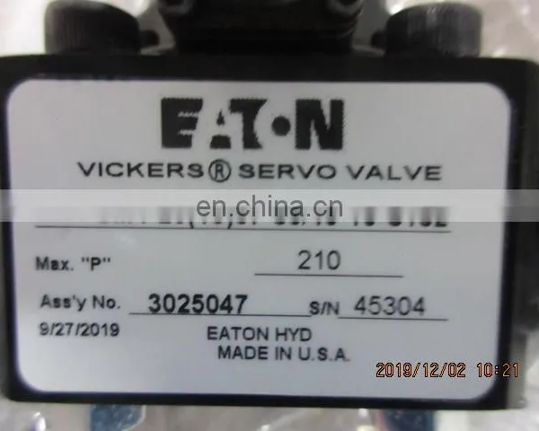 Eaton SM4-15(10)38-80/40-10 Hydraulic Proportional Servo Valves photo-5