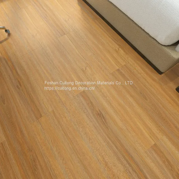 Sheet Glue SPC Floor Locking Floor Stone Plastic Floor PVC Floor Plastic Floor Foshan Wholesale photo-2