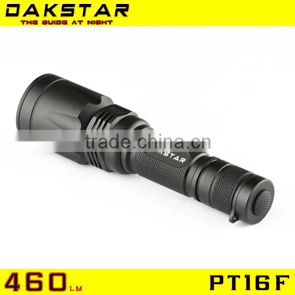 DAKSTAR PT16F CREE Newest XPG2 R5 460LM 18650 Mechanical Switch LED Police Flashlight