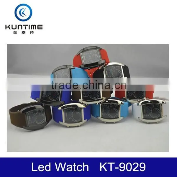 Hot Sale Sports Flash LED Car Speedometer Meter Dial Men Gift Watch photo-2