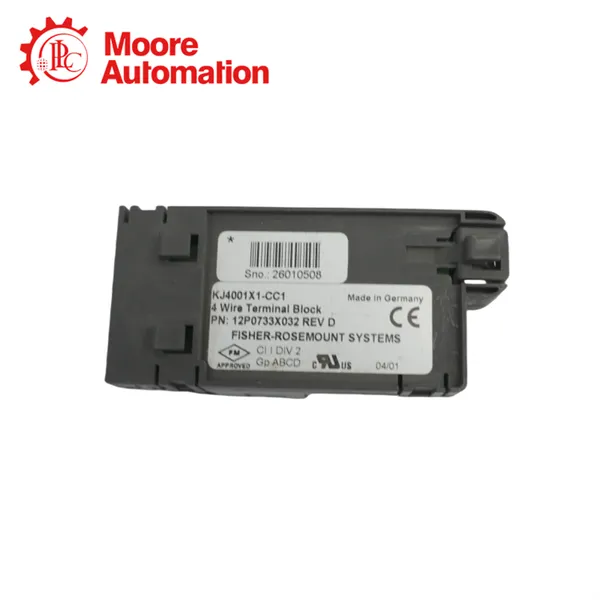 EMERSON KJ4001X1-CC1 12P0733X032 4-Wire Terminal Block in Stock photo-4