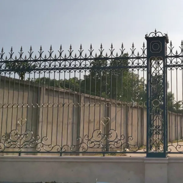 Anti-Rust Wrought Iron Garden Fence, Strong Metal Security Fencing for Villa and Garden, Wholesale photo-3