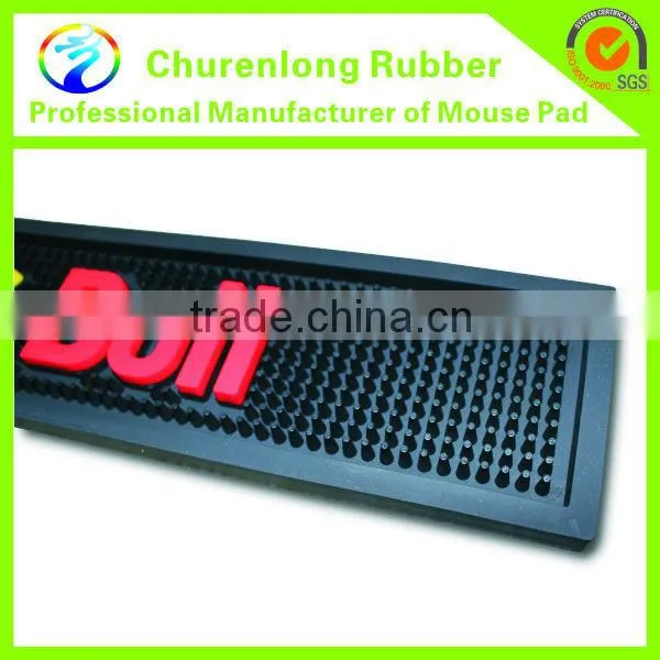 2016 Best Sell Custom OEM Soft PVC Bar Runner Spill Mat,Custom Shape,Custom Logo,Custom Colors photo-4