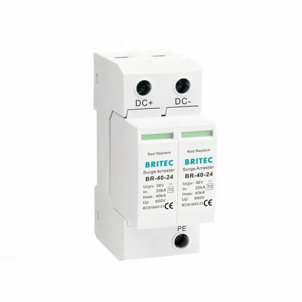 BR-40 24 spd dc pv  solar voltage suppression lighting arrester for solar panels