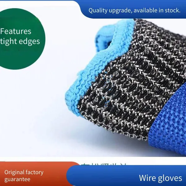 Stainless Steel Level 5 Cut-resistant Wire Gloves for Hand Protection in Slaughtering and Gardening, Labor Protection Cut-resistant Gloves photo-2