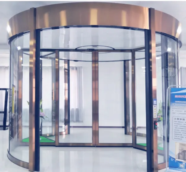 High Quality Customized Two Wings Automatic Revolving Door photo-4