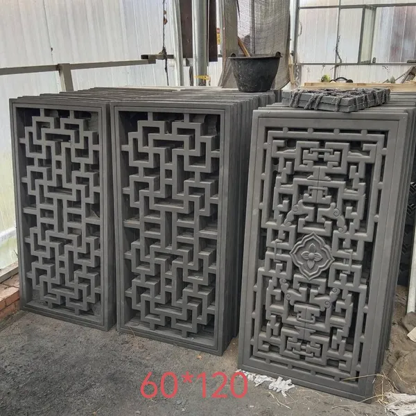 Garden Wall Lattice Windows, Hollowed-out Window Grilles, Scenic Wall Transparent Windows, Cement Lattice Windows, Su-style Garden Lattice Windows, Materials for the Construction and Renovation of Scenic Walls in Ancient-style Courtyards, Villas, and Beau