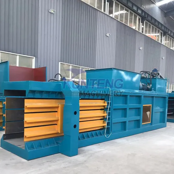 Horizontal Wheat Straw Cotton Solid Garbage Plastic Bottle Metal Aluminum Cans Hydraulic Baler EPC photo-3