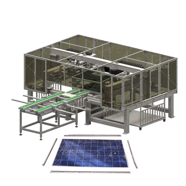 Solar Panel Frame Removal and Recycling Machine