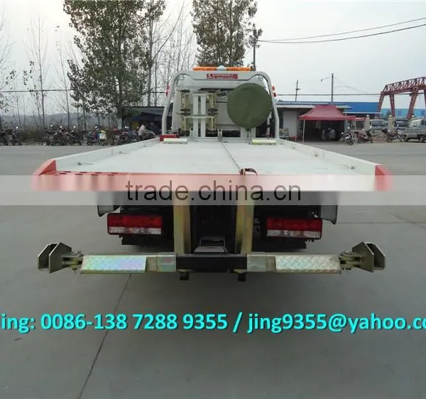 KPT C390 Wrecker Tow Truck 140HP, One Drive Two Flatbed Wrecker Truck With 5.6m Tablet photo-6