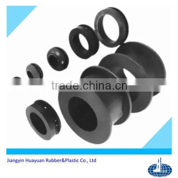 EPDM/silicone/Natural Rubber/NBR/recycled Rubber/CR(Neoprene) Various Sizes Auto Rubber Wire Grommet