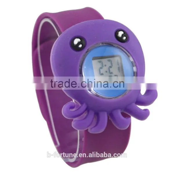 LP1511 Wholesale Digital Movement LCD Silicone Cartoon Watch photo-4
