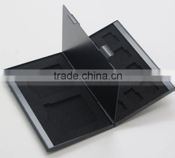 11 Slot Aluminium EVA Material Black 3DS Card Case for 2x 3DS 8x TF 1x SD Card photo-6