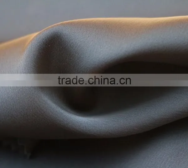 Spring Summer 96%viscose 4%spandex 75D*120D+40D Satin Fabric for Dresses photo-3