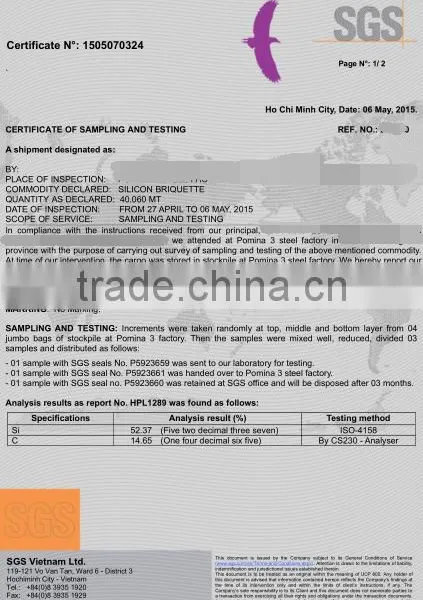 Si Ba Alloy Highly Efficient Inoculants Agent Anyang ETERNAL SEA Supplier photo-5