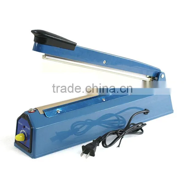 12" 300mm Manual Impulse Heat Sealer Poly Bag Machine Shrink Wrap Free Element photo-3