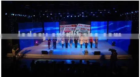China Popular Indoor Strip Led Curtain Display/Full Color P12.5 Transparent Led Xxx Video Curtain photo-2