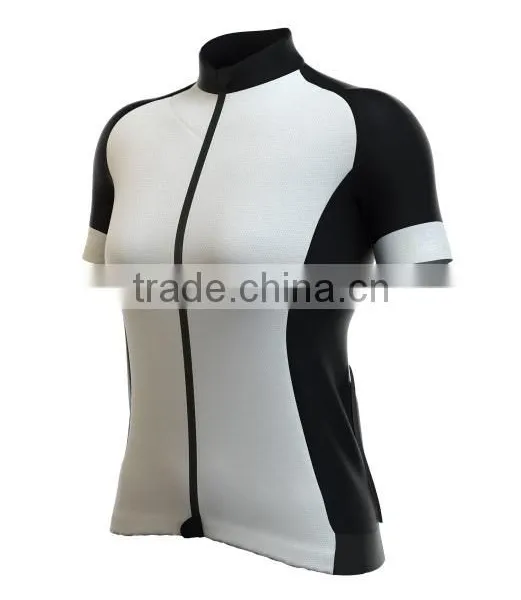 Custom Blank Pink And Black Cycling Jersey photo-2