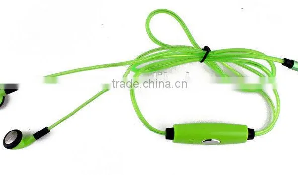 Cheap LED Light Earphones With Mic LED Earphones For Mobile Phone Mp3 Player photo-3