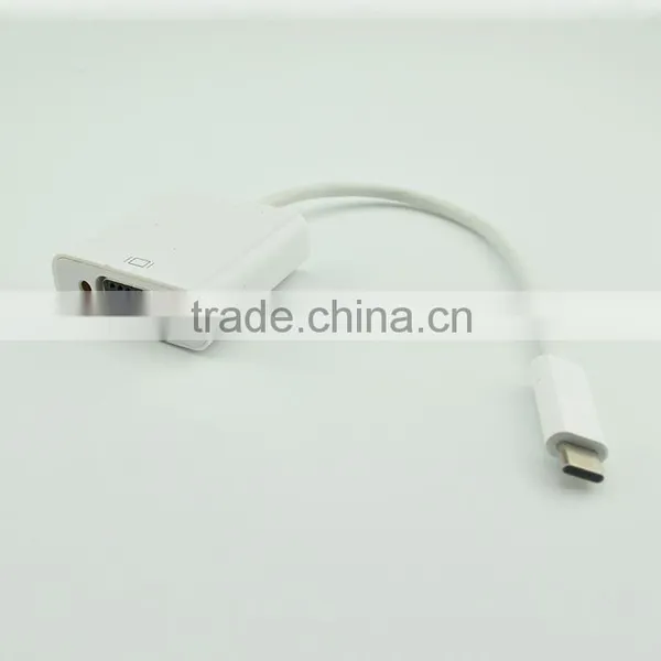 Manufacture M/F Data Cable Usb 3.1 c Type to VGA for Laptop photo-3