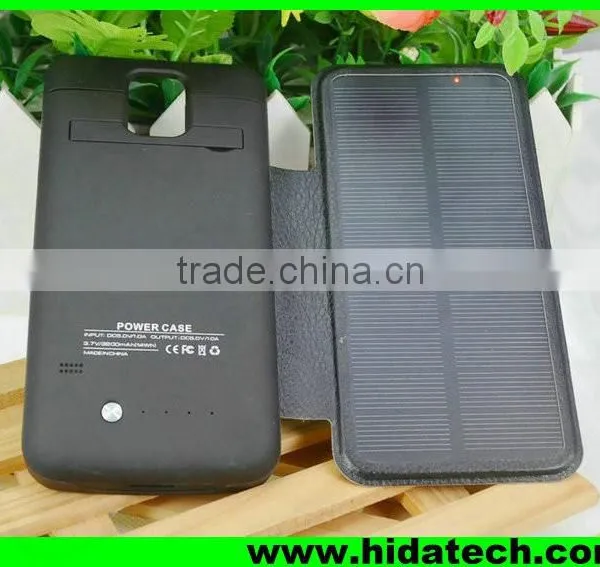 Shenzhen 3200mah Solar Mobile Charger Cover for Samsung Galaxy s4 I9500 Solar Panel Cover photo-2