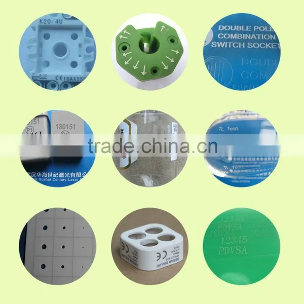 Huahai Laser Marking Machine for Light Rubber Led photo-2
