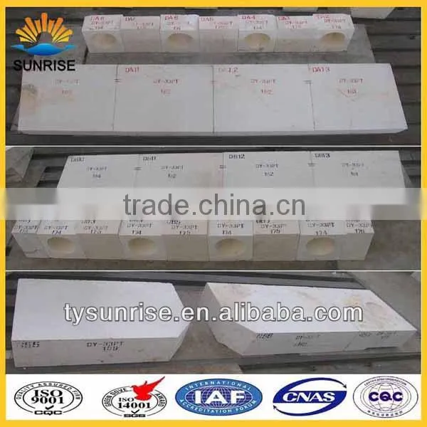 Types of Refractories Bricks Fused Cast Azs Block, AZS--33,36,41