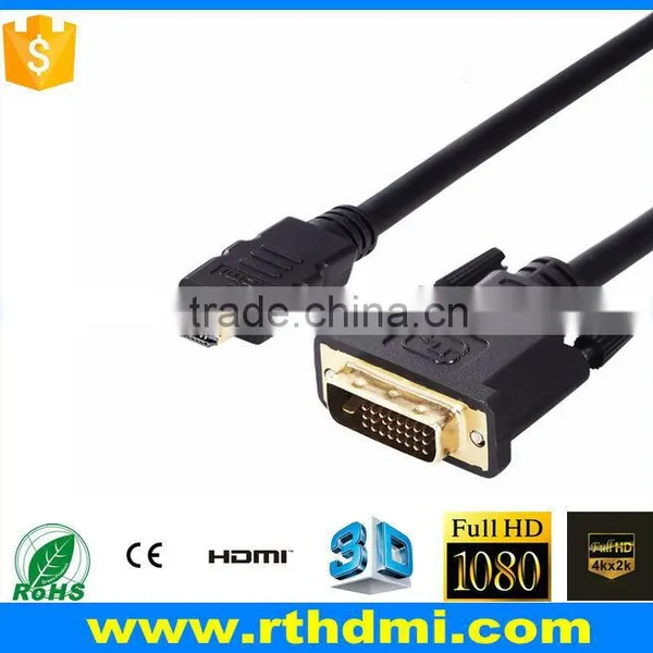Hdmi to Dvi 18+1and 24+1 DVI Cable With 3.5mm Audio photo-5