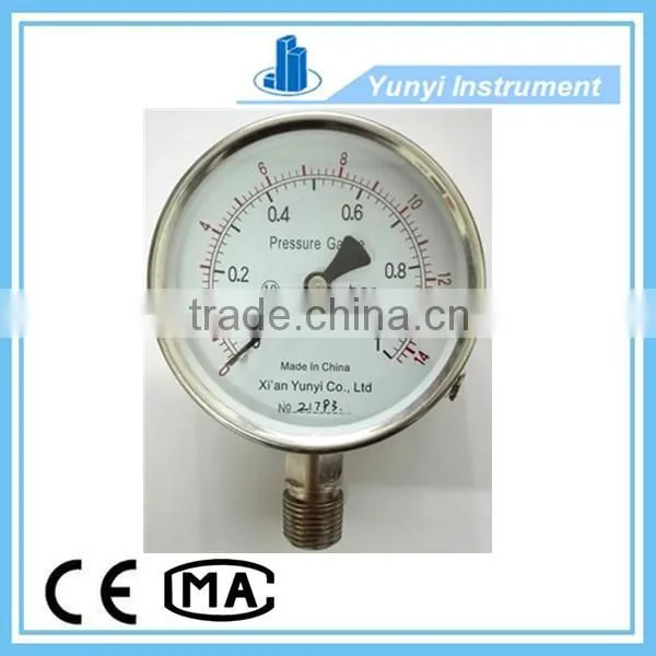 Stainless Steel Bar Pressure Gauge photo-3
