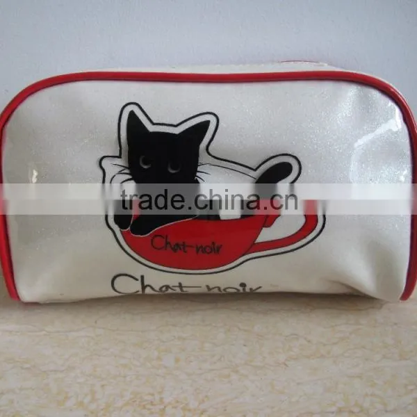 Woman Cosmetic Bag Factory Oem Quality With Cat Print Quality Choice photo-2