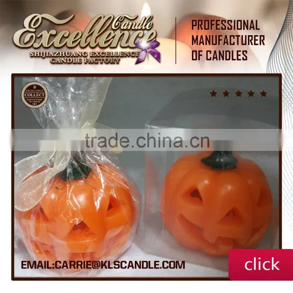 Cute Home Decoration Halloween Pumpkin Shape Art Candle
