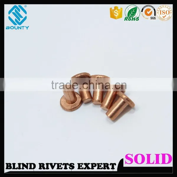 DOME HEAD COPPER SOLID RIVETS photo-4